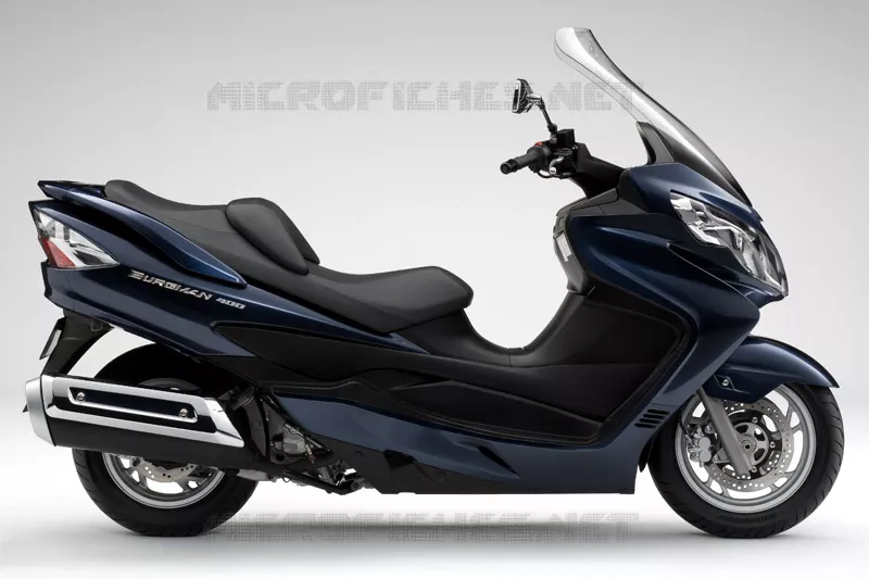 * PHOTOGRAPHIE DE COULEUR AN400K8 * Suzuki SCOOTER 400 BURGMAN 2010  AN400ZAL0(E2)
