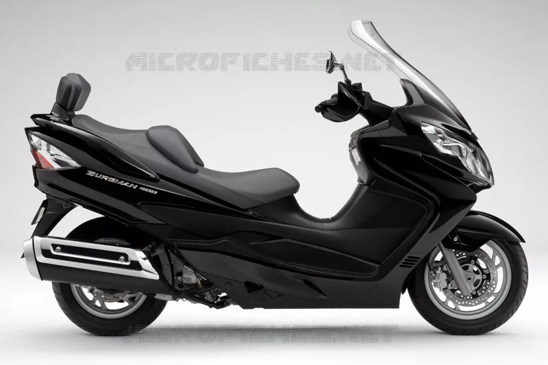 * PHOTOGRAPHIE DE COULEUR AN400ZK8 * Suzuki SCOOTER 400 BURGMAN 2008  AN400ZK8(E2)