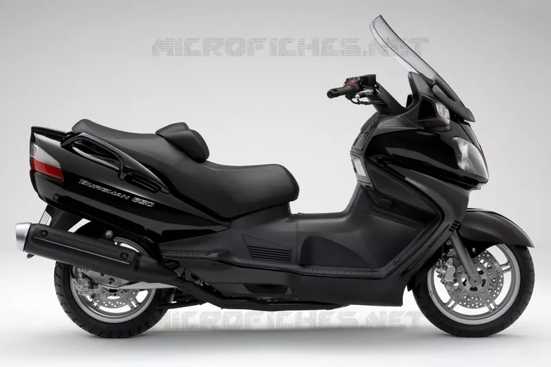 * PHOTOGRAPHIE DE COULEUR AN650K8 * Suzuki SCOOTER 650 BURGMAN 2007  AN650K7(E2)