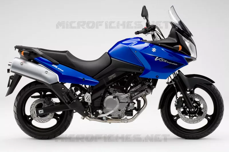 * PHOTOGRAPHIE DE COULEUR DL650K8 * Suzuki MOTO 650 V-STROM 2009  DL650UEK9(E2)
