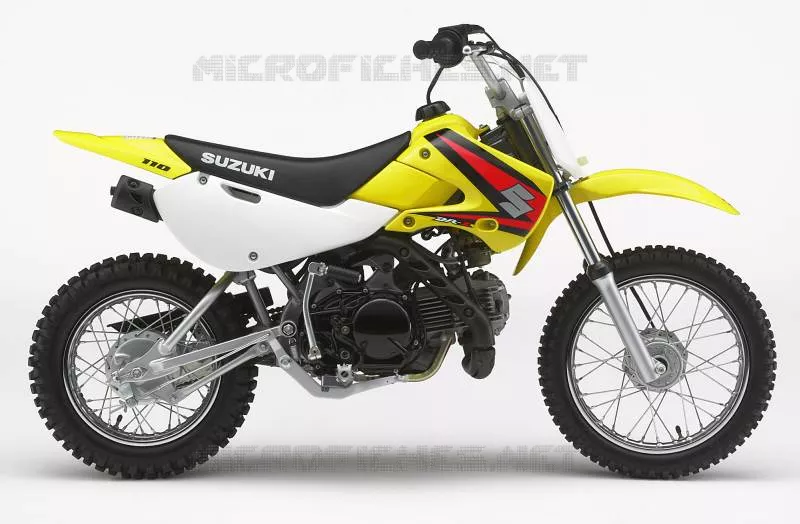 * PHOTOGRAPHIE DE COULEUR DR-Z110K5 * Suzuki MOTO 110 DR-Z 2005  DR-Z110K5(E24)