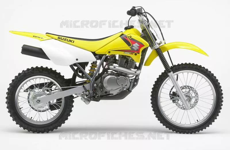 * PHOTOGRAPHIE DE COULEUR DR-Z125LK5 * Suzuki MOTO 125 DR-Z 2005  DR-Z125LK5(E3/E28)