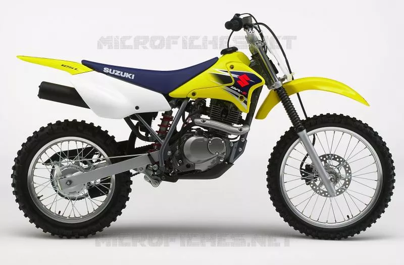 * PHOTOGRAPHIE DE COULEUR DR-Z125LK7 * Suzuki MOTO 125 DR-Z 2007  DR-Z125K7(E3/E28)