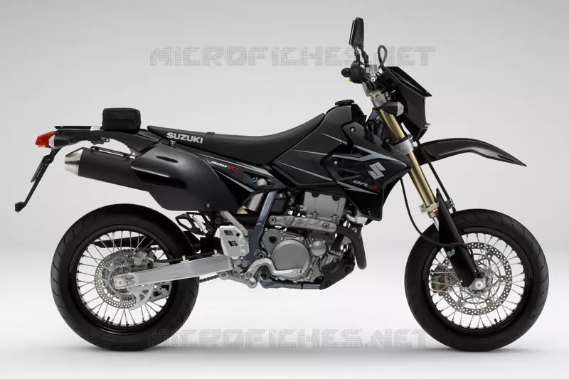 * PHOTOGRAPHIE DE COULEUR DR-Z400SMK8 * Suzuki MOTO 400 DR-Z 2007  DR-Z400SMUK7(E2)