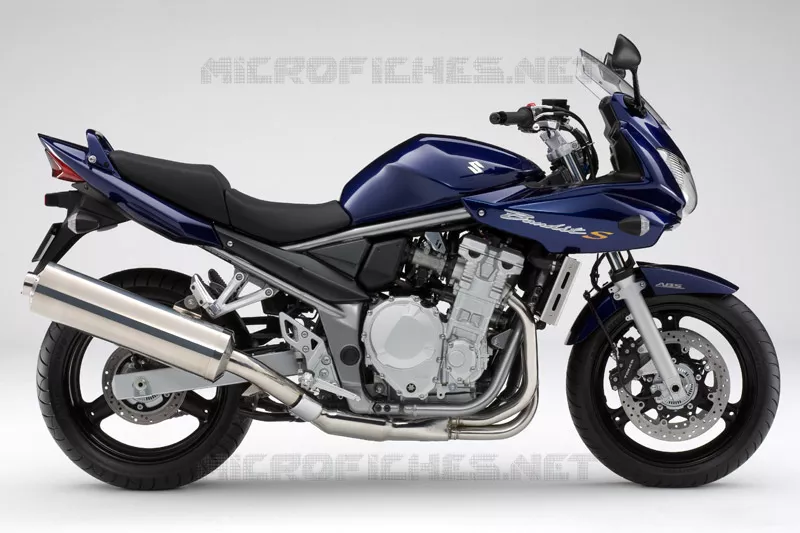 * PHOTOGRAPHIE DE COULEUR GSF650SAK8 * Suzuki MOTO 650 BANDIT 2007  GSF650K7(E19)