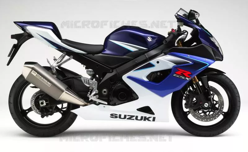 * PHOTOGRAPHIE DE COULEUR GSX-R1000K6 * Suzuki MOTO 1000 GSX-R 2006  GSX-R1000 K6 (E03)