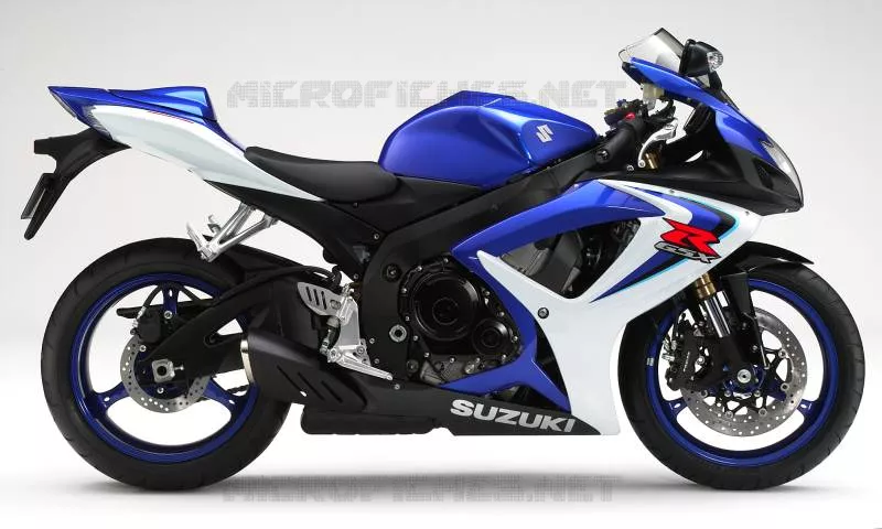 * PHOTOGRAPHIE DE COULEUR GSX-R600K6 * Suzuki MOTO 600 GSX-R 2007  GSX-R600K7(E3/E28)