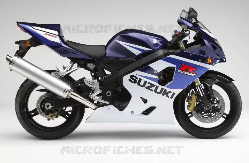 * PHOTOGRAPHIE DE COULEUR GSX-R750K5 * Suzuki MOTO 750 GSX-R 2005  GSX-R750U2K5(E2)