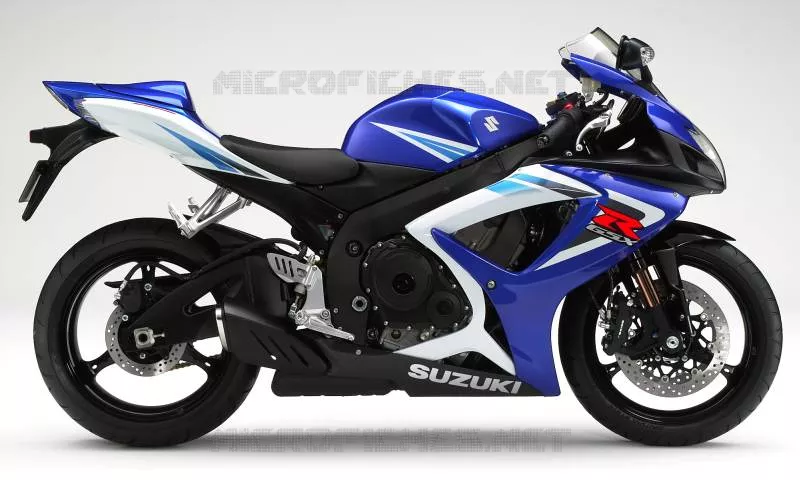 * PHOTOGRAPHIE DE COULEUR GSX-R750K6 * Suzuki MOTO 750 GSX-R 2006  GSX-R750U2K6(E2)