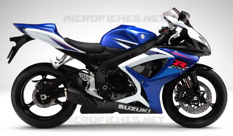 * PHOTOGRAPHIE DE COULEUR GSX-R750K7 * Suzuki MOTO 750 GSX-R 2007  GSX-R750K7(E2)