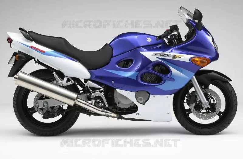 * PHOTOGRAPHIE DE COULEUR GSX600FK5 * Suzuki MOTO 600 GSX-F 2005  GSX600FK5(E2)