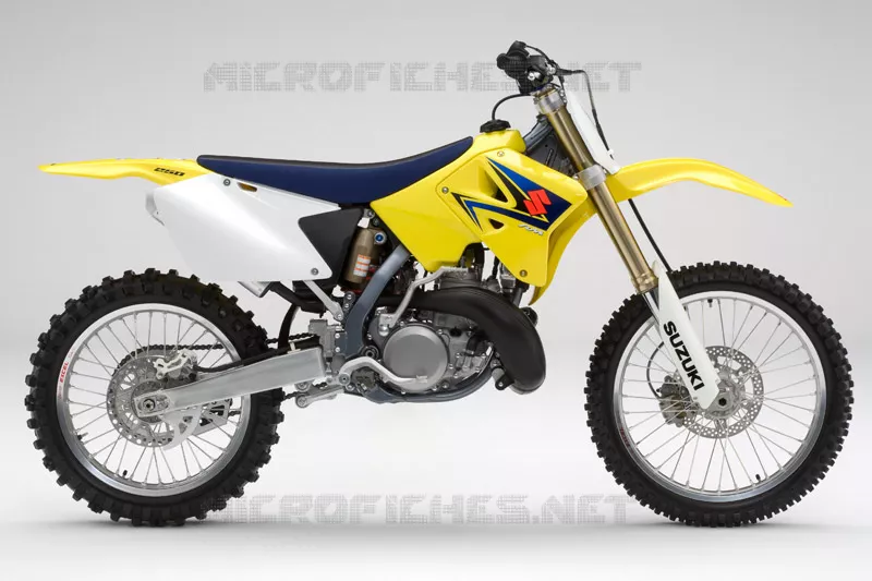 * PHOTOGRAPHIE DE COULEUR RM250K8 * Suzuki MOTO 250 RM 2007  RM250K7(E19)