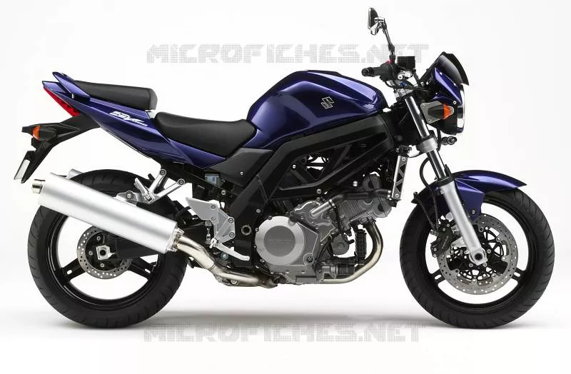 * PHOTOGRAPHIE DE COULEUR SV1000K6 * Suzuki MOTO 1000 SV 2007  SV1000U2K7(E2)