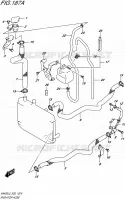 RADIATOR SLANG (AN400L5 E19) voor Suzuki BURGMAN 400 2015
