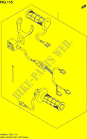 GRIP HEATER SET (OPTIONAL) (AN650L4 E19) voor Suzuki BURGMAN 650 2014