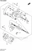 REAR CALIPER voor Suzuki BURGMAN 650 2015