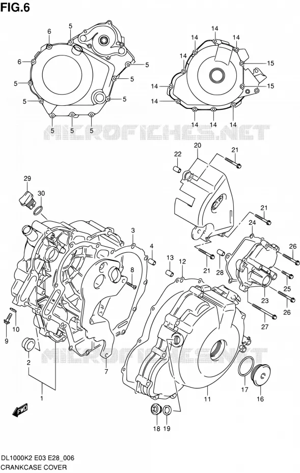 CASING Suzuki MOTO 1000 V-STROM 2006  DL1000 K6 (E03,E28,E33)