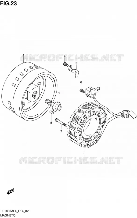 ONTSTEKING Suzuki MOTO 1000 V-STROM 2014  DL1000A L4 (E14)