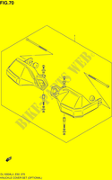 KNUCKLE COVERS (OPTIONAL) voor Suzuki V-STROM 1000 2014