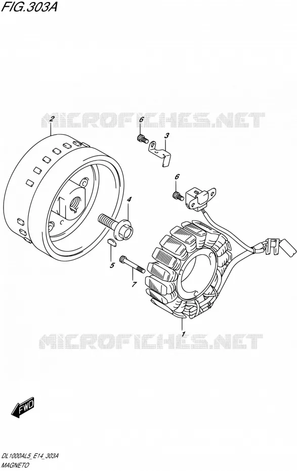 ONTSTEKING Suzuki MOTO 1000 V-STROM 2015  DL1000A L5 (E14)