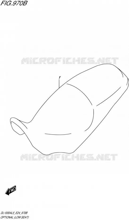 OPTIES (LOW SEAT) Suzuki MOTO 1000 V-STROM 2015  DL1000A L5 (E24)