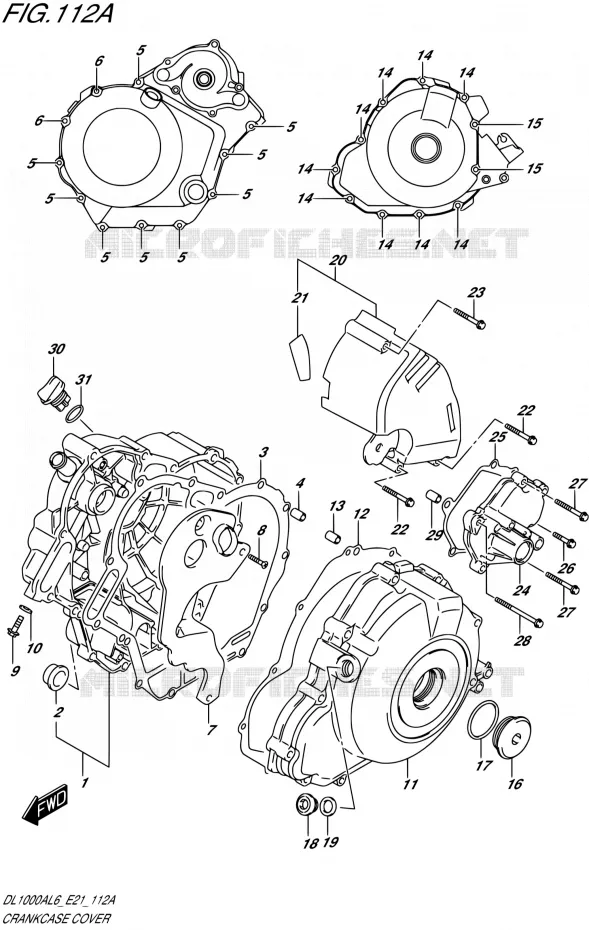 CASING Suzuki MOTO 1000 V-STROM 2016  DL1000A L6 (E21)