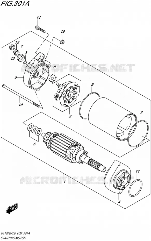STARTMOTOR Suzuki MOTO 1000 V-STROM 2016  DL1000A L6 (E38)