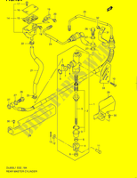 ACHTER HOOFDREMCILINDER (DL650AUEL1 E19) voor Suzuki V-STROM 650 2011