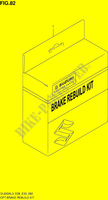 BRAKE REBUILD KIT voor Suzuki V-STROM 650 2013