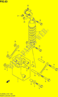 SCHOKBREKER AANEENSCHAKELING (DL650AL3 E21) voor Suzuki V-STROM 650 2013