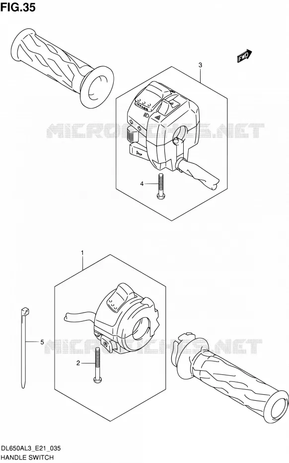 SCHAKELAARS Suzuki MOTO 650 V-STROM 2013  DL650A L3 (E21)