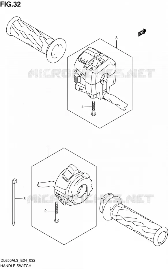 SCHAKELAARS Suzuki MOTO 650 V-STROM 2013  DL650A L3 (E24)