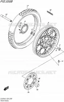 VOORWIEL (DL650XAL6 E38) voor Suzuki V-STROM 650 2016