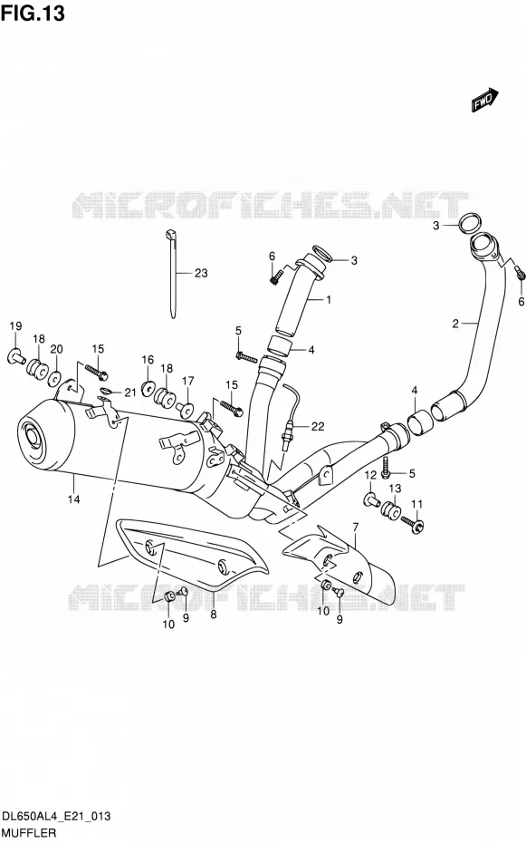 GELUIDDEMPER Suzuki MOTO 650 V-STROM 2014  DL650AUE L4 (E21)
