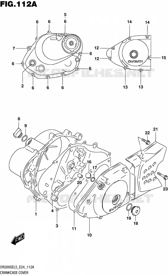 CASING Suzuki MOTO 200 DR 2015  DR200SE L5 (E24)