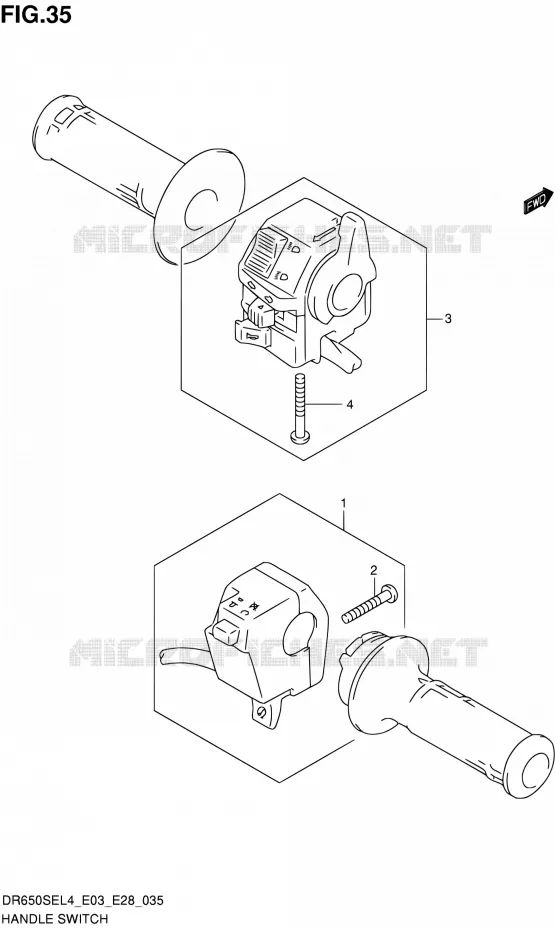 SCHAKELAARS Suzuki MOTO 650 DR 2014  DR650SE L4 (E03,E28,E33)