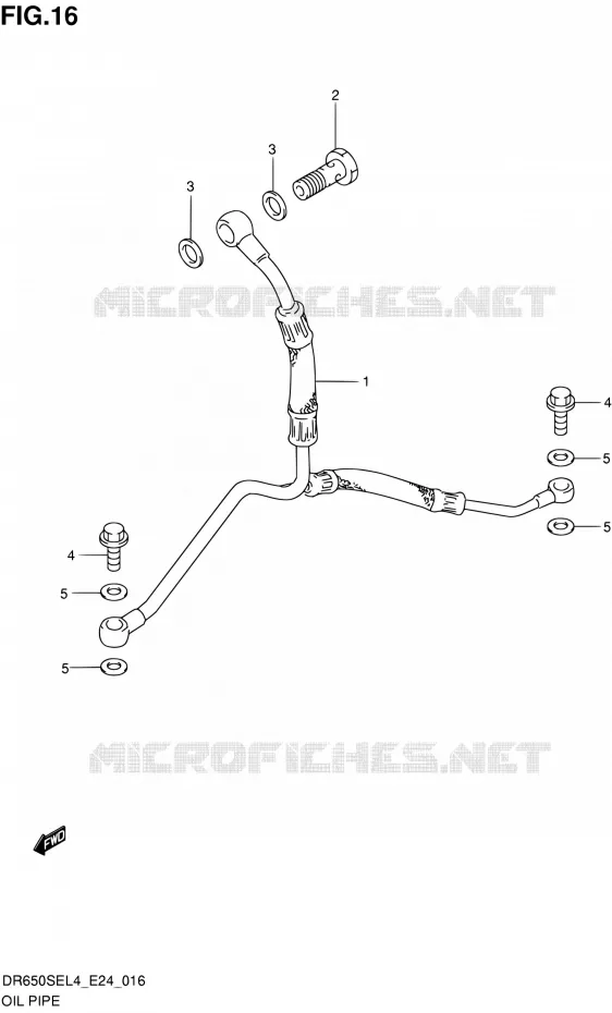 OLIE SLANG Suzuki MOTO 650 DR 2014  DR650SE L4 (E24)