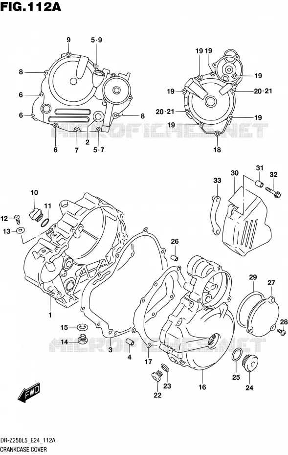 CASING Suzuki MOTO 250 DR-Z 2015  DR-Z250 L5 (E24)