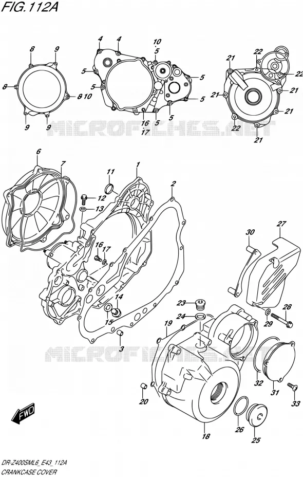 CASING Suzuki MOTO 400 DR-Z 2016  DR-Z400SM L6 (E43)