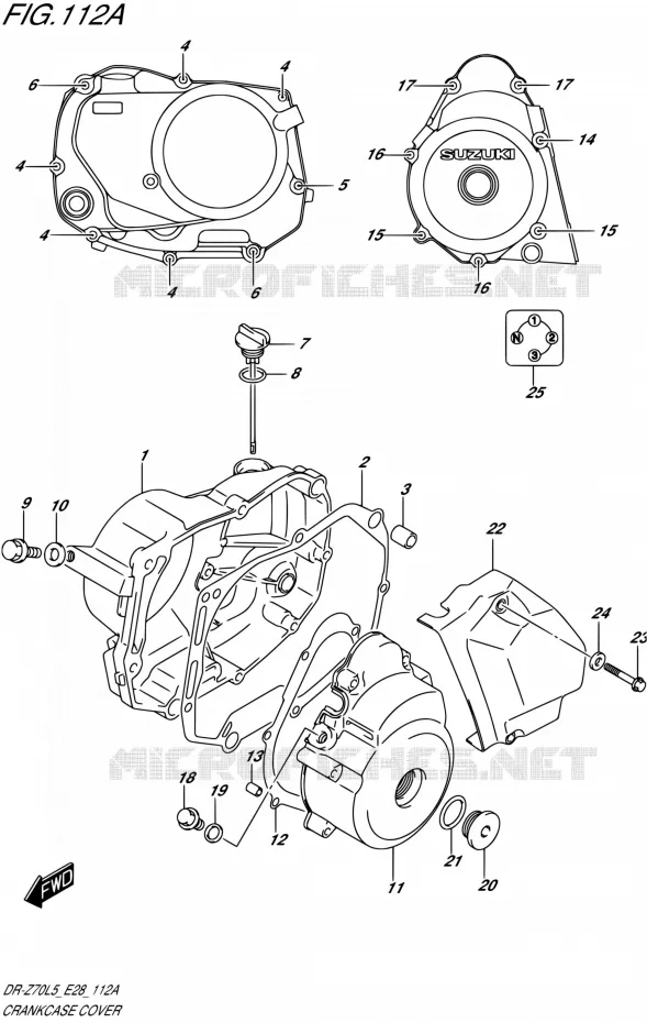 CASING Suzuki MOTO 70 DR-Z 2015  DR-Z70 L5 (E03,E28,E33)