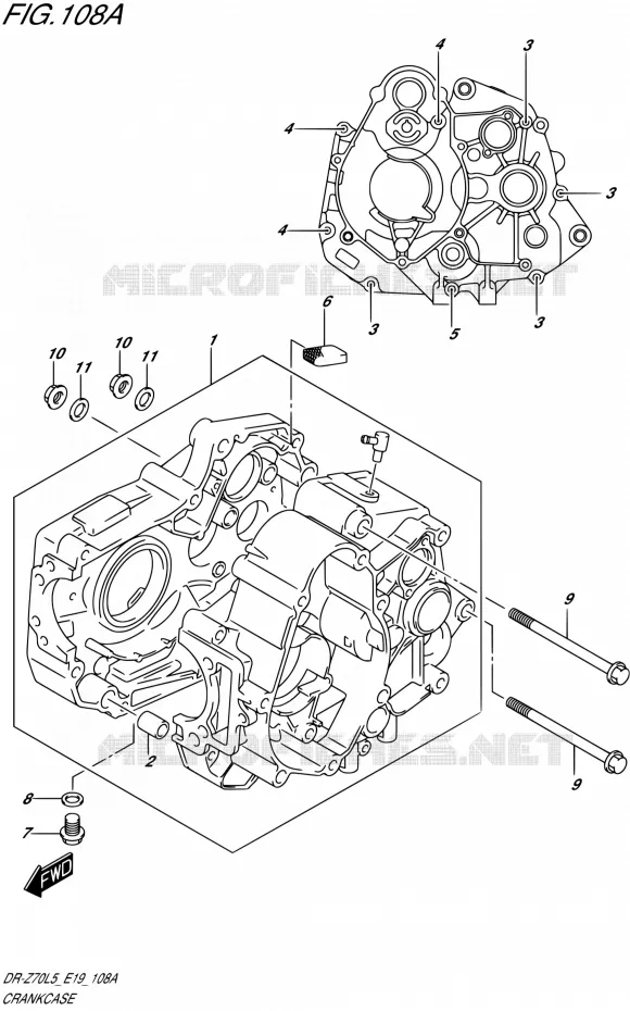 CASING Suzuki MOTO 70 DR-Z 2015  DR-Z70 L5 (E19)
