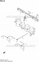GASKLEPHUIS voor Suzuki GSR 750 2014