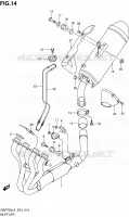 GELUIDDEMPER voor Suzuki GSR 750 2014