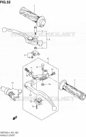 HANDGRIPS   LEVERS voor Suzuki GSR 750 2014