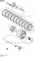 KOPPELING voor Suzuki GSR 750 2014