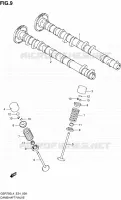 NOKKENAS   VALVES voor Suzuki GSR 750 2014