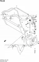 RADIATOR SLANG voor Suzuki GSR 750 2014