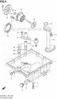 SUMP   OLIEPOMP voor Suzuki GSR 750 2014