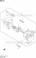 WATERPOMP voor Suzuki GSR 750 2014