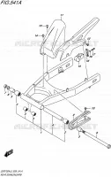 SWINGARM voor Suzuki GSR 750 2015